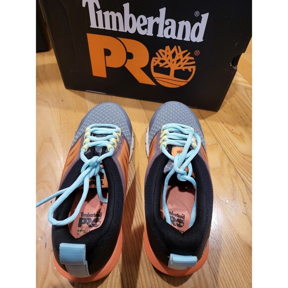 Timberland Womens Radius Composite Safety Toe Athletic Work Shoe Size 8.5 M - Picture 4 of 10